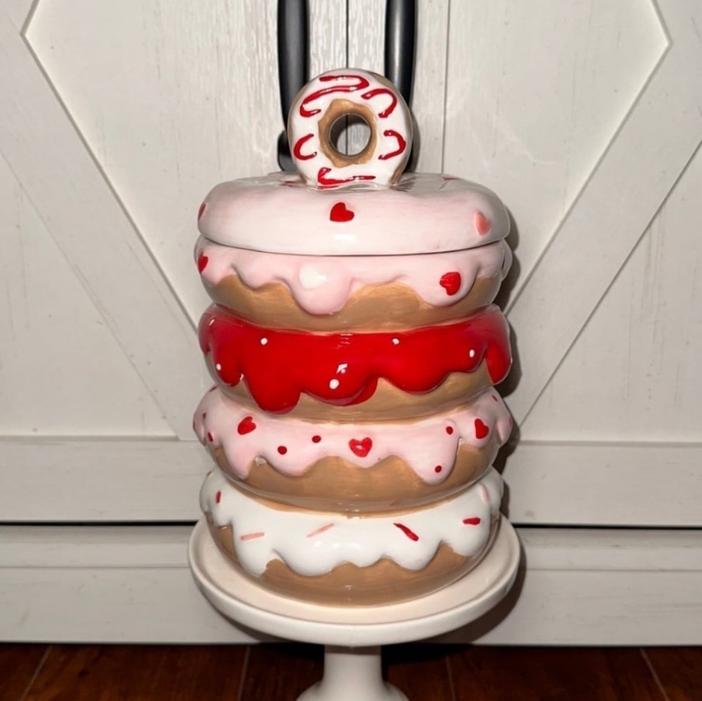 Valentines Day Donut Canister